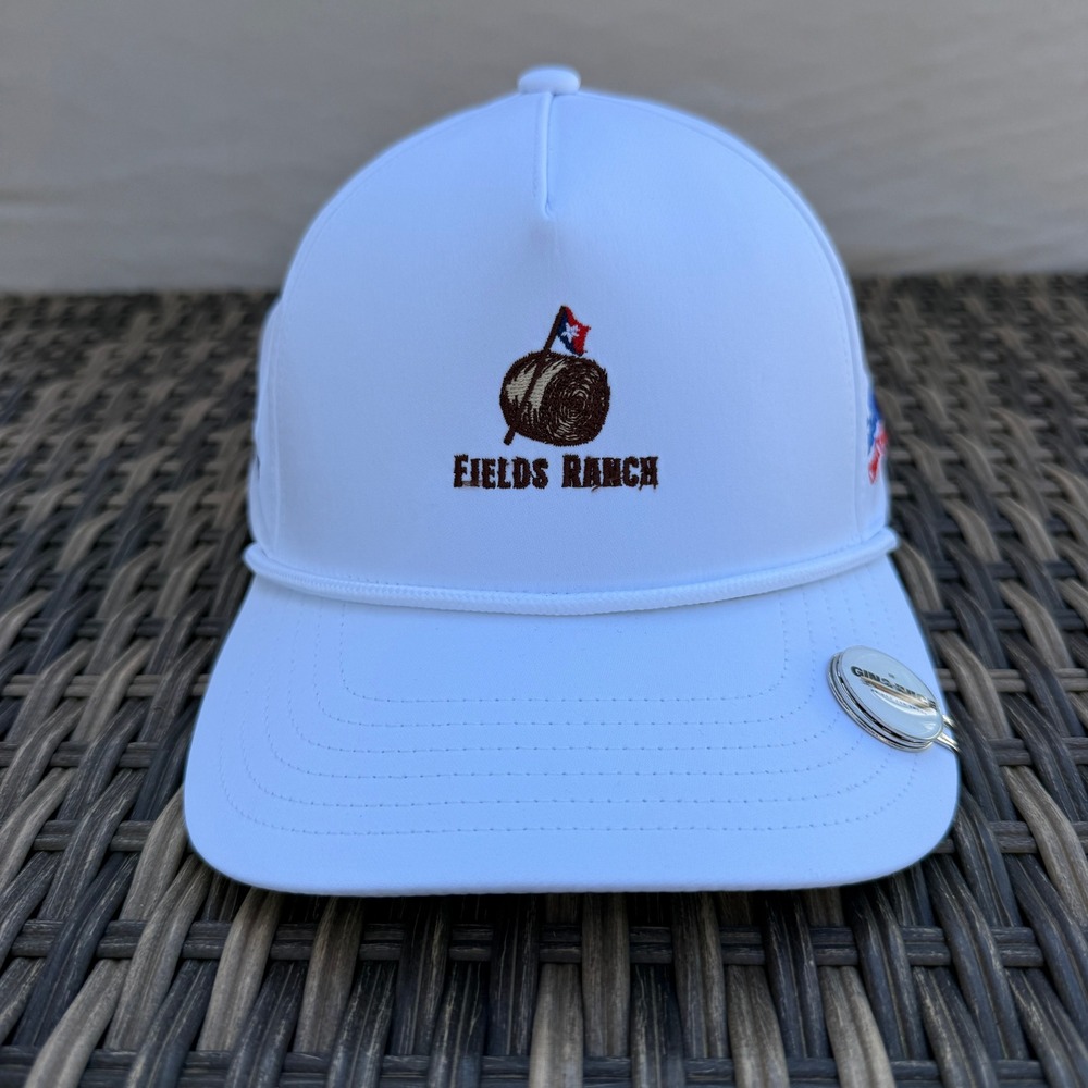 New Callaway Golf Hat White Snapback Fields Ranch Sodexo Charity Cap